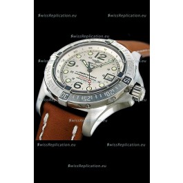 Breitling Superocean Steelfish Swiss Replica Watch in White Dial