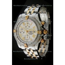 Breitling Chronomat Evolution Swiss Replica Watch in White Dial