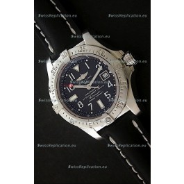 Breitling Avenger Seawolf Swiss Replica Watch in Black Dial
