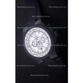 Breitling Bentley PVD Japanese Replica Watch in White Dial