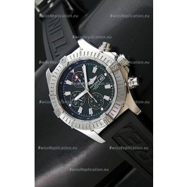 Breitling Super Avenger Swiss Watch in Black Dial - Ultimate Mirror Replica 