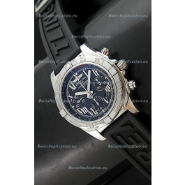 Breitling Chronomat Swiss Replica Watch in Rubber Strap