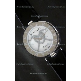 Bvlgari B.zerol Japanese Replica Quartz Watch in White Dial