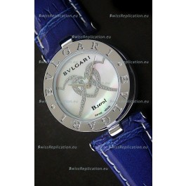 Bvlgari B.zerol Japanese Replica Quartz Watch in White Dial
