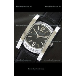 Bvlgari Assioma Japanese Replica Quartz Watch in Black Dial