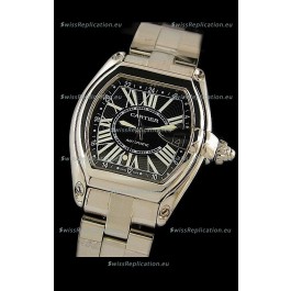 Cartier Roadster Swiss Replica Automatic Watch in Black Dial