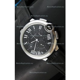 Cartier Ballon de Japanese Replica Watch in Black Dial
