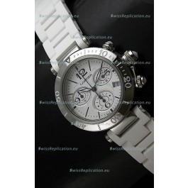 Cartier Pasha de Ladies Replica Watch in White Dial