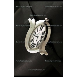 Delices De cartier Japanese Watch in Black Strap