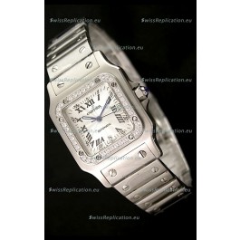 Cartier Santos Swiss Replica Watch - Automatic Movement