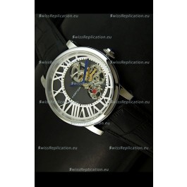 Rotonde De Cartier Cadran Love Japanese Replica Watch - Stainless Steel Case