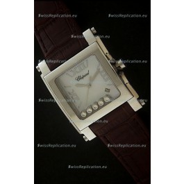 Chopard Happy Sport Swiss Replica Watch in White Dial