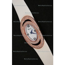 Chopard Xtravagza Swiss Replica Watch in White Strap