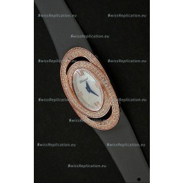 Chopard Xtravagza Swiss Replica Watch in Black Strap