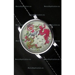 Corum Imitation Ceramics Japanese Replica Watch in White Dial