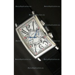 Franck Muller Long Island Japanese Replica Watch in White Dial
