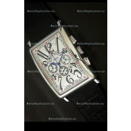 Franck Muller Long Island Japanese Replica Watch in White Dial