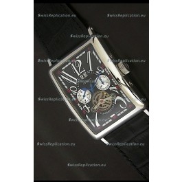 Franck Muller Tourbillon Japanese Replica Watch in Black Dial