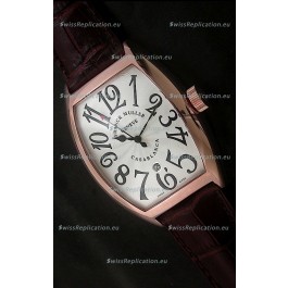 Franck Muller Casa Blanca Japanese Replica Watch in White Dial