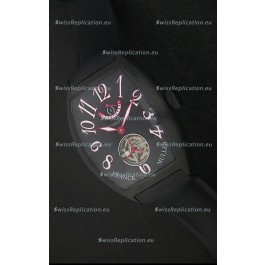 Franck Muller Tourbillon Japanese Replica Watch in Black Dial
