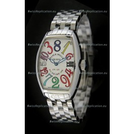 Franck Muller Crazy Color Dreams Japanese Replica Watch in White Dial