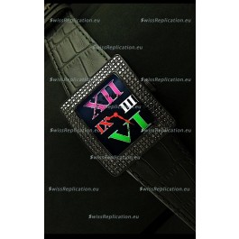 Franck Muller Geneve Infinity Japanese Special PVD Watch in Multi Color Roman Markers
