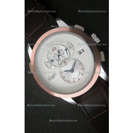 Glashuette ST. Steel Japanese Replica Watch in White Dial