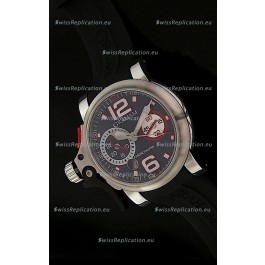 Graham Chronofighter Swiss Replica Watch in Black Dial
