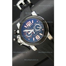 Graham Chronofighter Swiss Replica Watch in Blue Dial