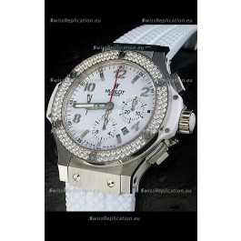 Hublot Big Bang Swiss Replica Watch Diamonds Bezel