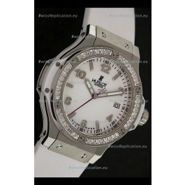 Hublot Big Bang King Swiss Quartz Watch in White Dial