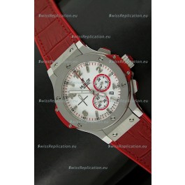 Hublot Big Bang Geneve Japanese Replica Watch in Aspen White Dial