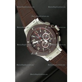 Hublot Big Bang Ceramic Bezel Watch Carbon Dial - 1:1 Mirror Replica