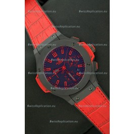 Hublot Big Bang Ceramic Sandblasted Matte Watch in Red - 1:1 Mirror Replica
