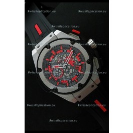 Hublot Big Bang King Power Red Devil Swiss Watch Steel Case