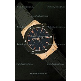Hublot Big Bang Classic Fusion Chrono Quartz Watch with Ceramic Bezel