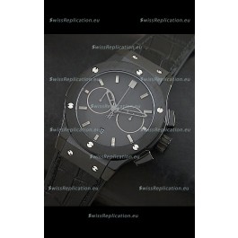 Hublot Big Bang Classic Fusion Swiss Replica PVD Watch in Black Strap