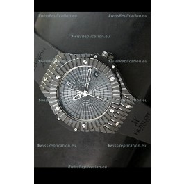 Hublot Caviar Full Black Ceramic Casing Swiss Replica Watch - 1:1 Mirror Replica Watch