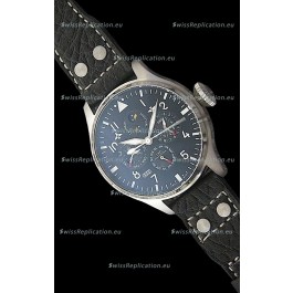IWC Schaffhausen Japanese Replica Watch in Black Dial