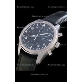 IWC Pilot Swiss Replica Watch in Black Dial
