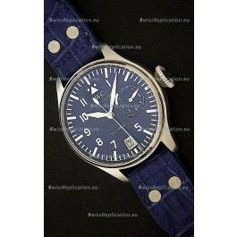IWC Der Flieger Automatic Swiss Replica Watchin Blue