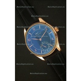 IWC Schaffhausen Japanese Replica Watch in Rose Gold Casing