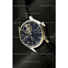 IWC Portugese Mystere TourbillonSwiss Replica Watch in Black Dial