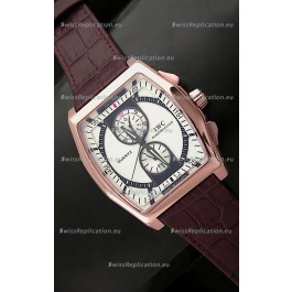 IWC Schaffhausen Japanese Replica Watch in pink Gold Casing