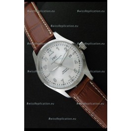 IWC Fliegeruhr International Watch Co. Swiss Automatic Replica Watch in Brown Leather Strap