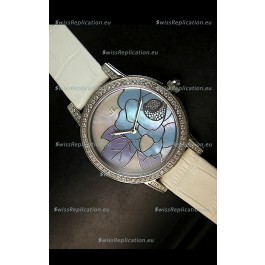Jaeger LeCoultre Japanese Quartz Movement Ladies Watch - White Dial