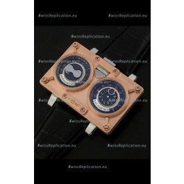 Maximilian Busser and Friends Horological Machine Watch in Pink Gold Casing