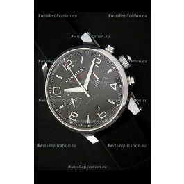 Mont Blanc Meisterstuck Timewalker Swiss Watch in Black Dial