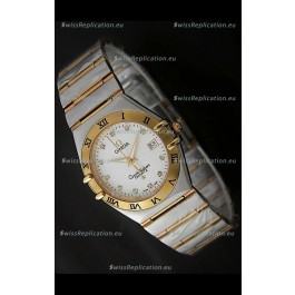 Omega Constellation Quartz in Pink Gold Two ToneCasing