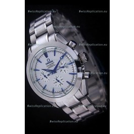 Omega Speedmaster Automatic Chronometer Watch in White Dial